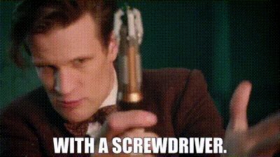 YARN | With a screwdriver. | Doctor Who (2005) - S07E07 The Bells of Saint John | Video clips by ...