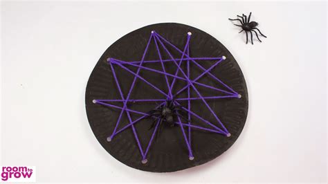 Paper Plate Spider Web