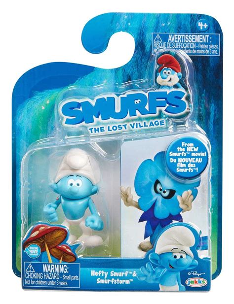 Buy Smurfs The Lost Village 2 Figure Pack - Hefty Smurf and Smurfstorm Online at desertcartINDIA