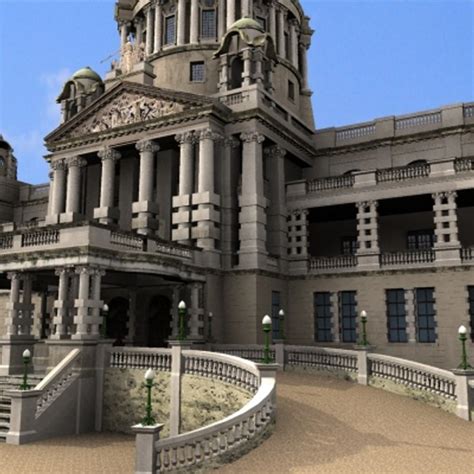 durban city hall 3d model