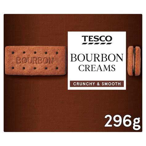 Calories in Tesco Bourbon Creams Biscuits - Chumster