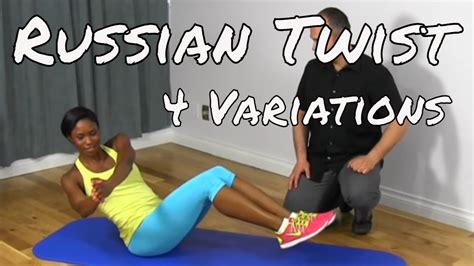 Russian Twist 4 Variations - Great Core, Spine & Oblique Exercise ...