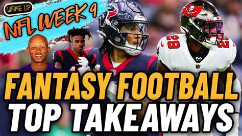 FANTASY FOOTBALL RECAP: NFL WEEK 9 TOP TAKEAWAYS - YouTube