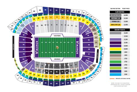 Us Bank Stadium Seating Chart With Rows And Seat Numbers | Brokeasshome.com