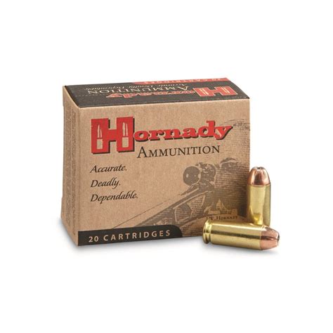 Hornady Custom Pistol, 10mm, JHP / XTP, 180 Grain, 20 Rounds - 23933 ...