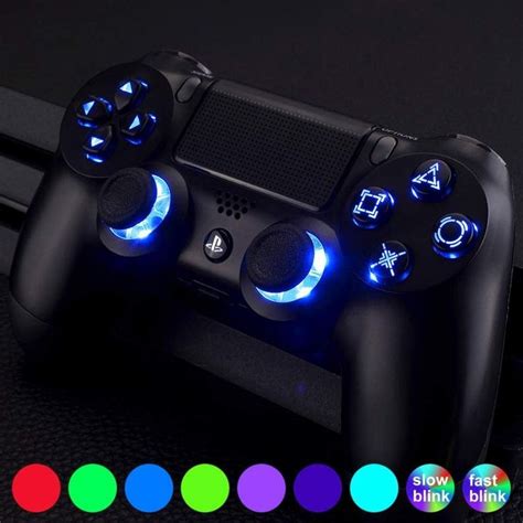 Custom PS4 Controller with LED color changing buttons 7 | Etsy | Ps4 ...