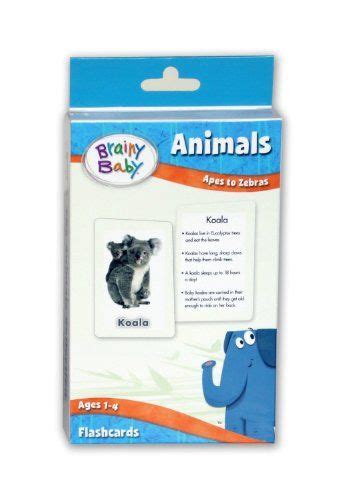 Brainy Baby Animals Flashcards | Flash Cards | Pinterest