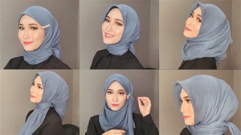 6 Easy Hijab Styles Tutorial - Hijab Fashion Inspiration