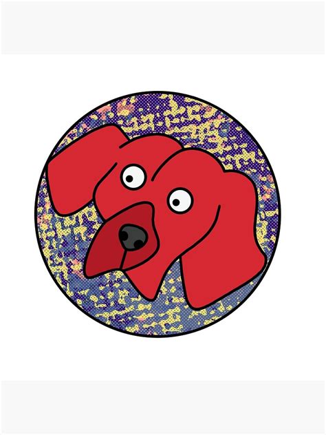 "red dog logo" Poster for Sale by LeahHaas | Redbubble