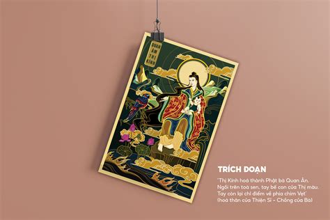 The tale of "QUAN ÂM THỊ KÍNH" • Picture book VIET NAM on Behance