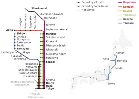 The Tohoku Shinkansen Line in East Japan | JRailPass