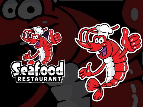 shrimp logo,sea food logo,Restutent logo. by RAFIUL ISLAM on Dribbble