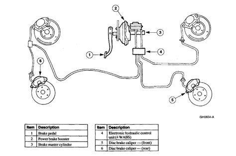 1993 ford ranger brake line diagram