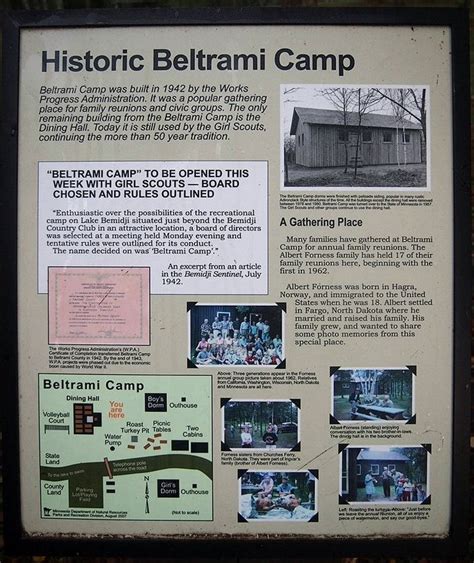 Historic Beltrami Camp Historical Marker