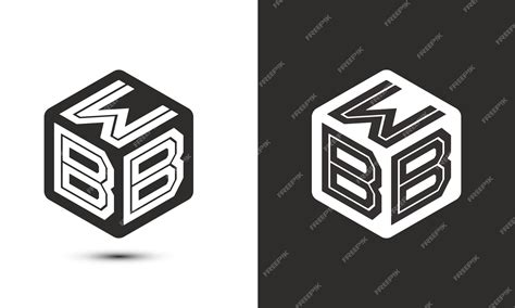 Premium Vector | Wbe letter logo design with illustrator cube logo vector logo modern alphabet ...