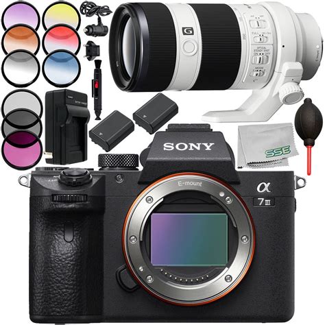 Sony Alpha a7 III Mirrorless Digital Camera with 70-200mm f/4 G OSS ...