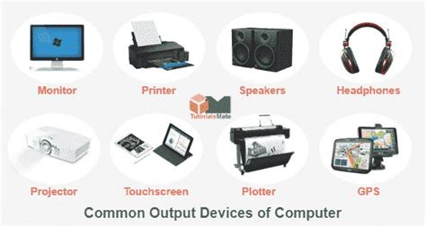 Computer Output Devices Examples