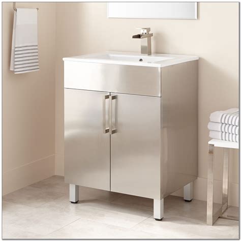 Stainless Steel Bathroom Sink Cabinets - Cabinet : Home Design Ideas #jmkxNOG2zE