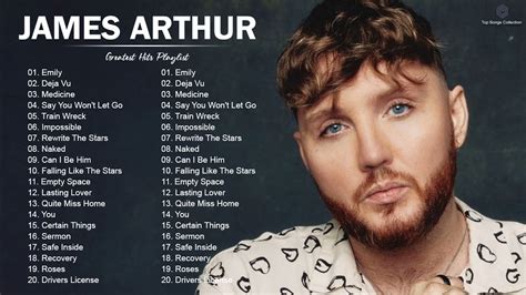 JamesArthur Greatest Hits Full Album - Best Songs Of JamesArthur Playlist 2021 - YouTube