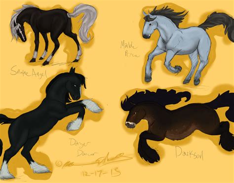 SSO Horse Sketches by horseydino on DeviantArt