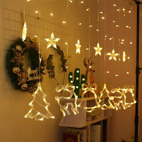 Hot selling crystal christmas curtain light | christmas decoration wholesale