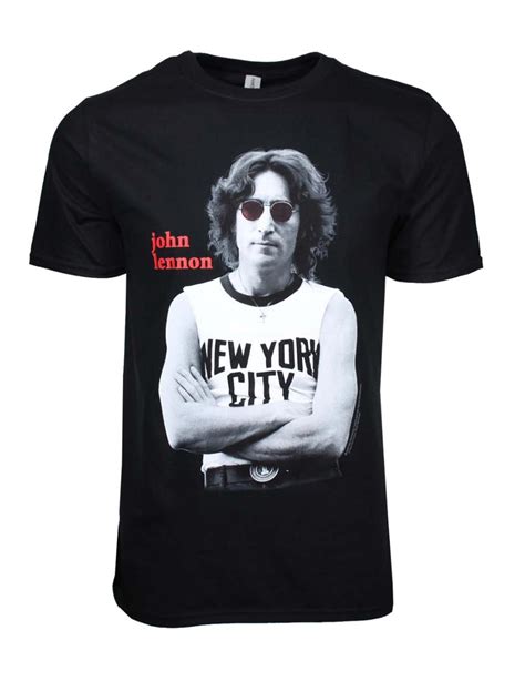 John Lennon John Lennon Nyc B&W T-Shirt Men | Loudtrax