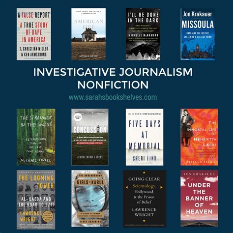 Nonfiction November 2018: Be the Expert...Investigative Journalism - Sarah's Bookshelves