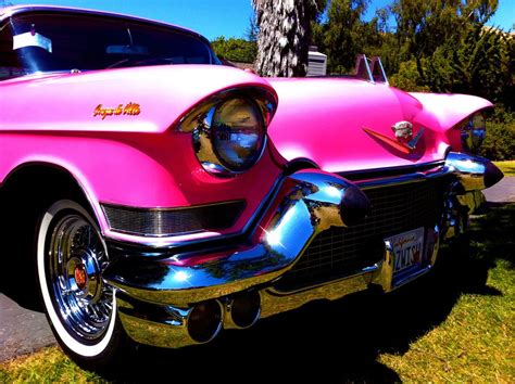 1957 Cadillac (pink) at a Carmel Valley, CA classic car show. | Smithsonian Photo Contest ...