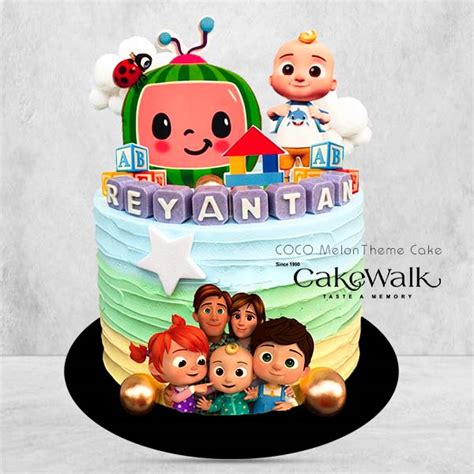 Home / Cocomelon Theme Cake Coco Melon Family Theme Cake