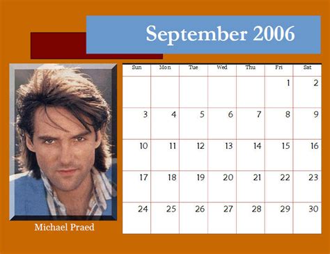 Michael Praed Chest Hair Moments - 2006 Calendars