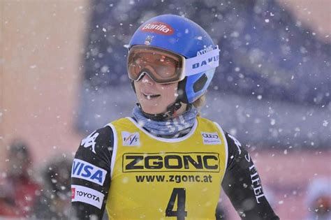 Shiffrin captures World Cup win 91 in St. Moritz downhill | The Straits ...