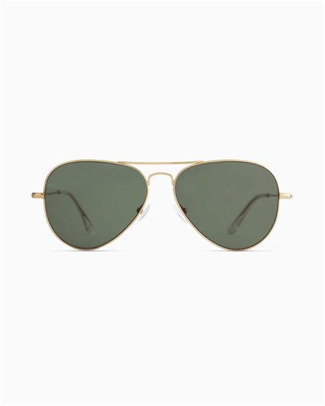 Halston Polarized Stainless Steel Aviator Sunglasses