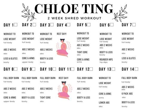 Chloe Ting 2 Week Shred Challenge | Chloe ting, How to get abs, Shred workout