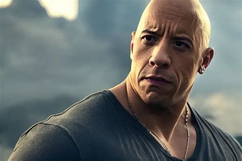 vin diesel as dwayne johnson flexing and yelling let's | Stable Diffusion | OpenArt