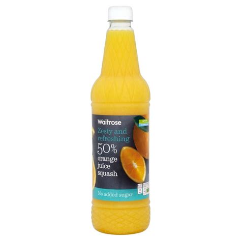 Waitrose No Added Sugar High Juice 50% Fruit Orange | Ocado