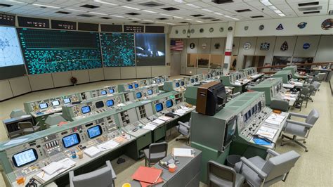 Nasa Apollo Program Mission Control Layout