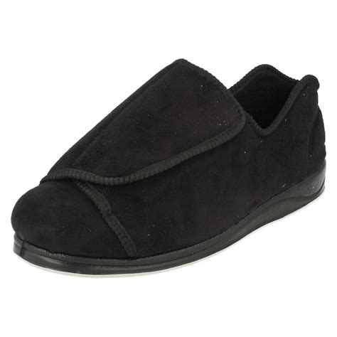 Mens Padders Extra Wide Fit Slippers Peter | eBay