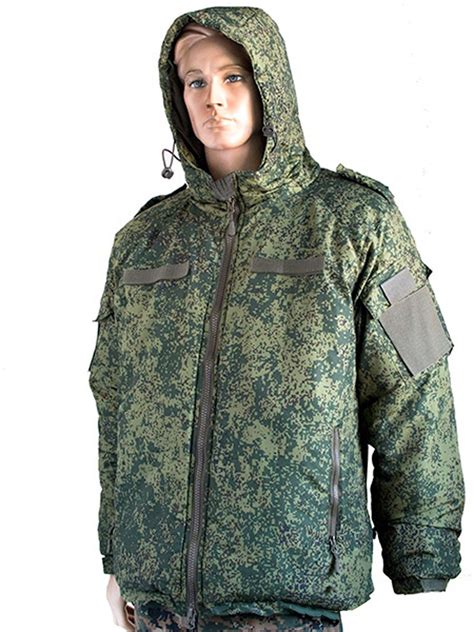 Russian Warm winter jacket VKBO. Camo New flora Digital flora.