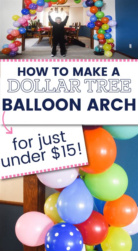 Dollar Tree Balloon Arch DIY Tutorial 2023 - Clarks Condensed