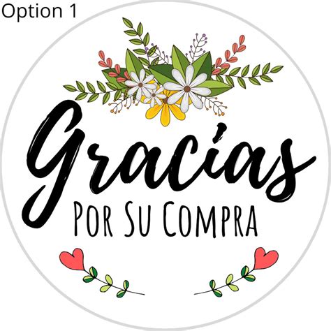 Gracias Por Su Compra Stickers Different Variations Available - Etsy España