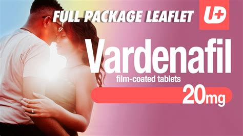 VARDENAFIL 20 mg - Full package leaflet: how to use, dose, warnings ...