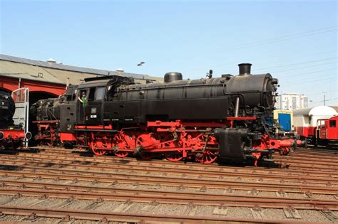 German Steam Locomotive 82 008 (ex 082 008-4) in the Südwestfälische ...