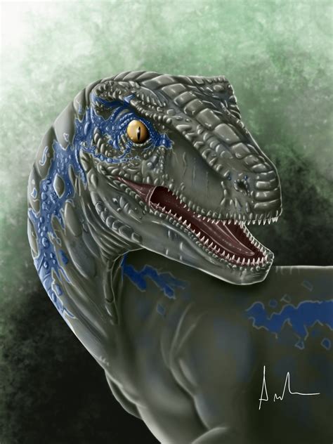 ArtStation - Blue (Jurassic World Fanart)