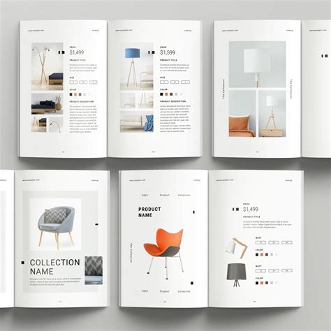 InDesign Template - Minimal Product Catalog Layout | Images :: Behance