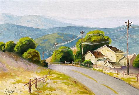 Gouache Landscape Painting By Yasser Fayad | Gouache landscape, Gouache landscape painting ...