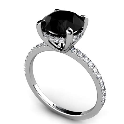 All About Black Diamond Engagement Rings | Black Diamond Ring