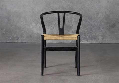 Wishbone Black Wood Dining Chair | Muse & Merchant