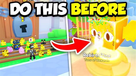 Do This BEFORE You REBIRTH In PET SIMULATOR 99! - YouTube