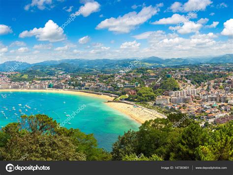 Panoramic view of San Sebastian — Stock Photo © bloodua #147383601