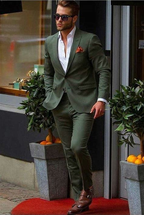 Men Green Suit Wedding Suit Groom Wear Suit for Men Engagement - Etsy ...